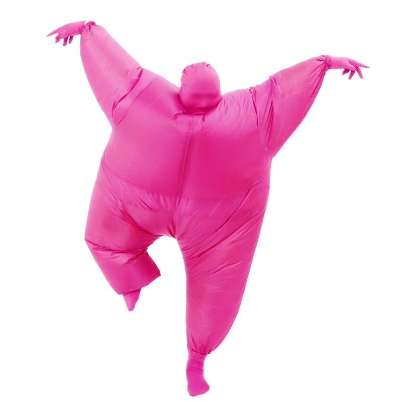 RHYTHMARTS Rose Inflatable Costume Full Body Suit Halloween Christmas Costumes Fancy Dress Adult (Rose) - Image 1